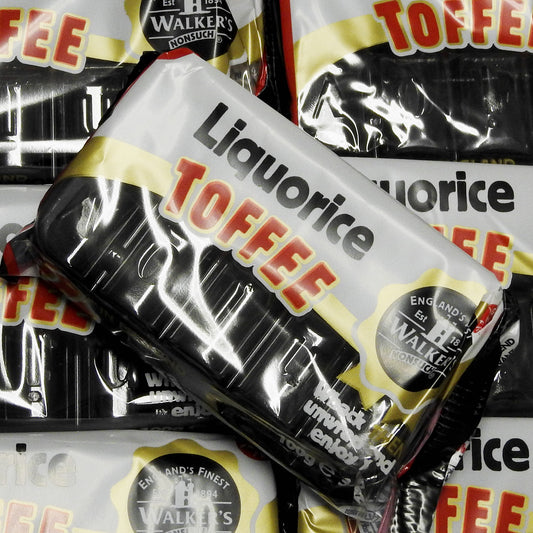 Walkers Liquorice Toffee Slabs - Liquorice Sweets at The Sweetie Jar