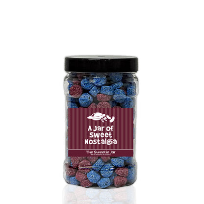 A Small Jar of Jelly Spogs - Aniseed Flavour Jellies Coated with Non Pareils