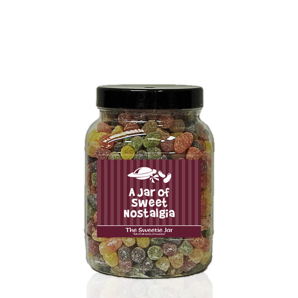 A Medium Jar of Dew Drops - Fruit Flavour Jellies