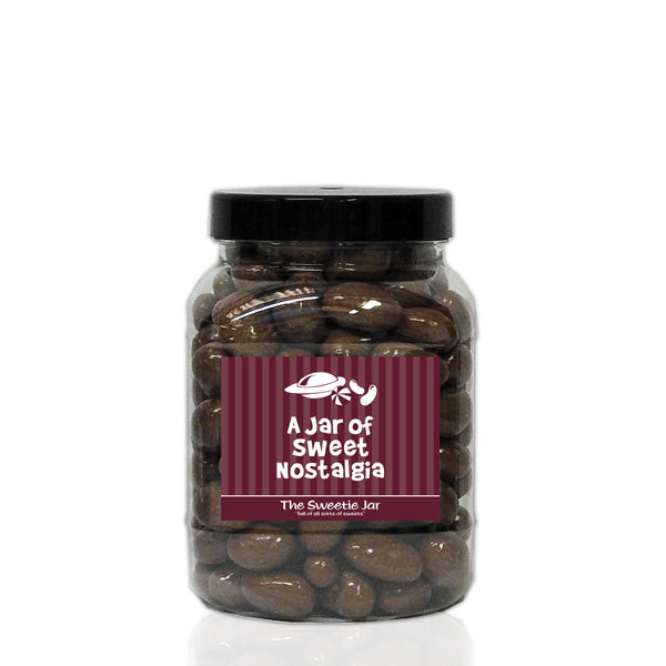 A Medium Jar of Milk Chocolate Brazil Nuts - Retro Sweet Gift Jars