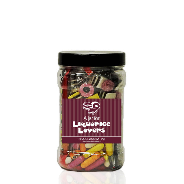 A Small Sweet Jar for Liquorice Lovers - Full of all sorts of Liquorice Sweets