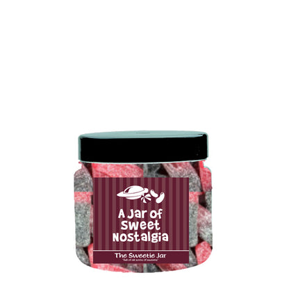 An XSmall Jar of Giant Fizzy Cherry Cola Bottles - Sour Cherry Cola Flavour Jelly Sweets