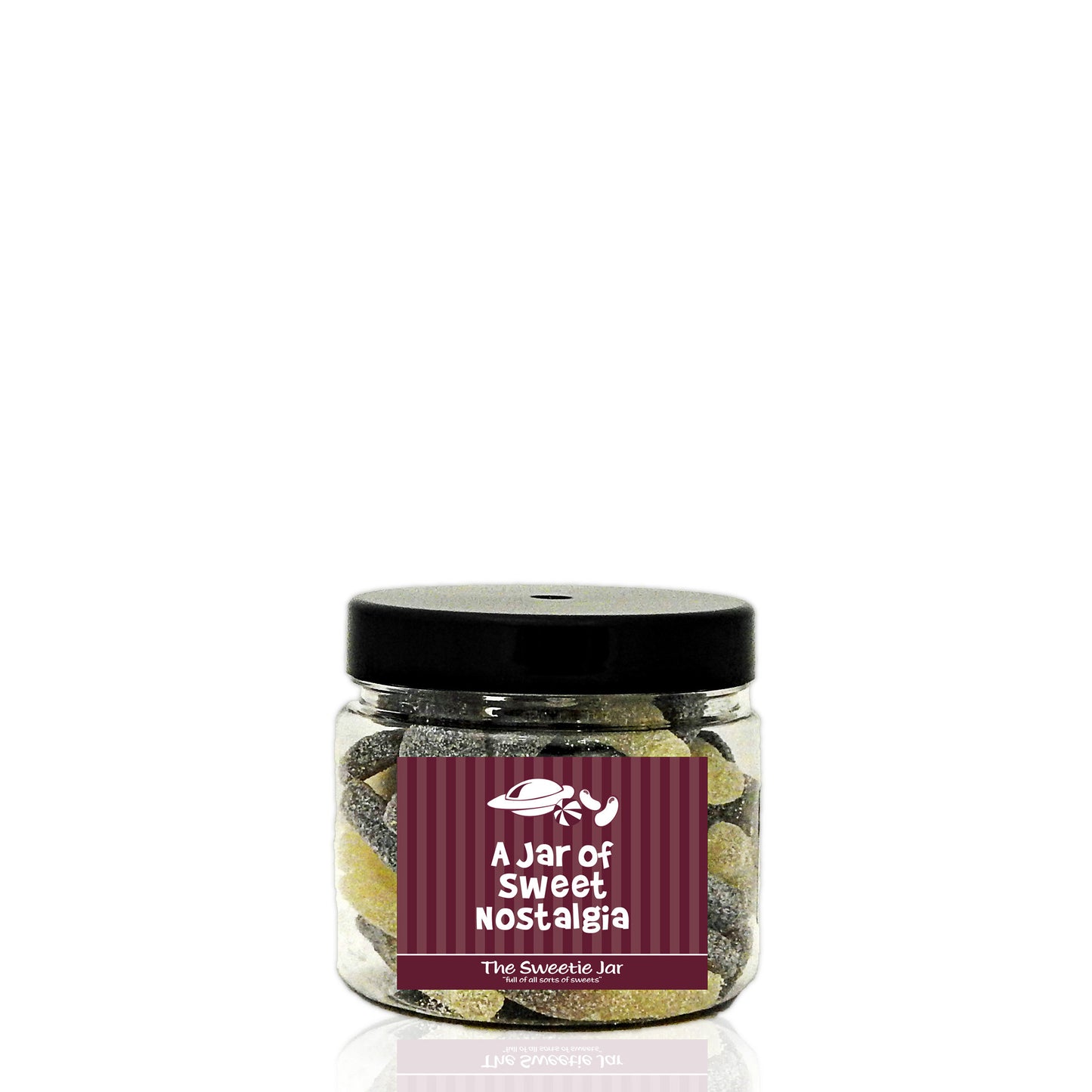 An XSmall Jar of Giant Fizzy Cola Bottles - Sour Cola Flavour Jelly Sweets at The Sweetie Jar
