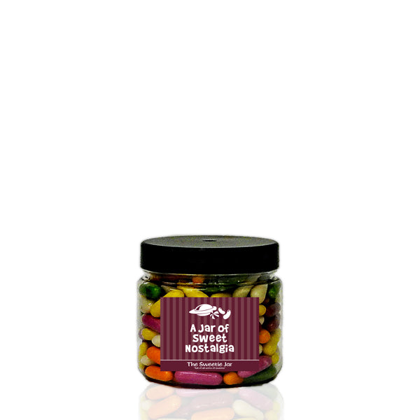 An XSmall Jar of Liquorice Torpedoes - Sugar Coated Liquorice Pieces