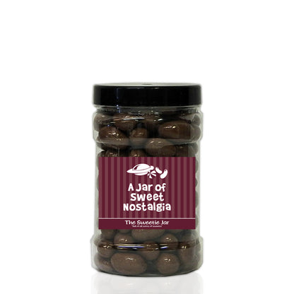 A Small Jar of Milk Chocolate Brazil Nuts - Retro Sweet Gift Jars