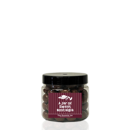An XSmall Jar of Milk Chocolate Brazil Nuts - Retro Sweet Gift Jars at The Sweetie Jar