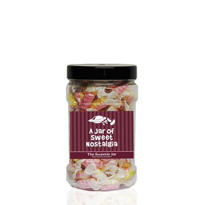 A Small Jar of Rhubarb & Custard - Retro Sweet Gift Jars at The Sweetie Jar