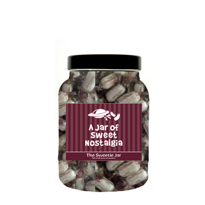 A Medium Jar of Chocolate Mints - Mint Flavour Boiled Sweets with a Chocolate Centre