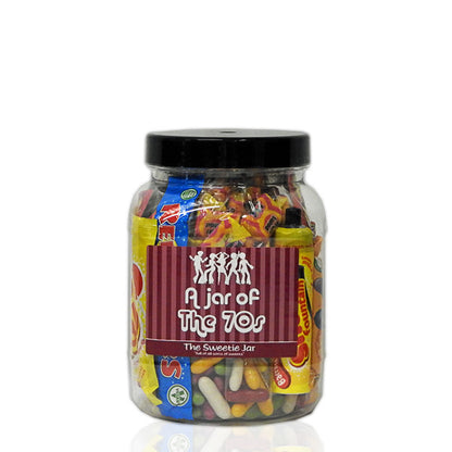 A Medium Jar of 70s Sweets - Full of Retro Sweets you'll remember from the 70s decade