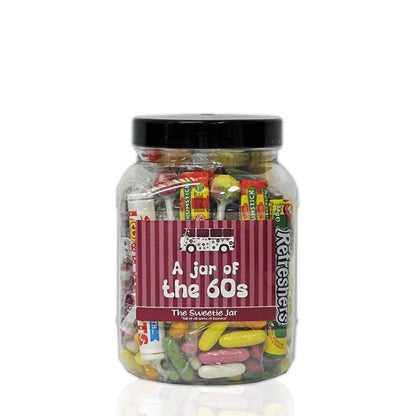 A Medium Jar of 60s Sweets - Full of Retro Sweets you'll remember from the 60s decade