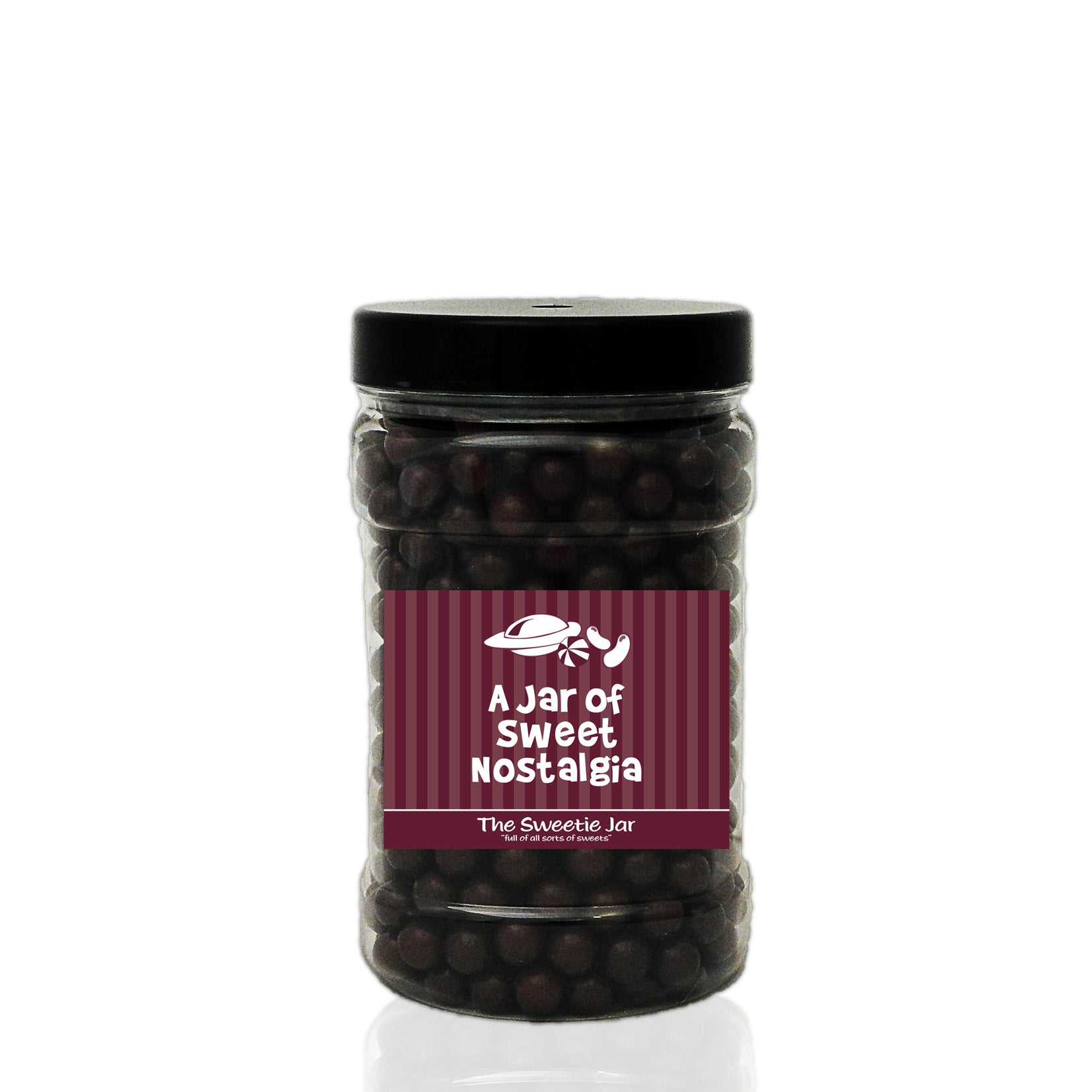 A Small Jar of Aniseed Balls - Aniseed Flavour Candy at The Sweetie Jar
