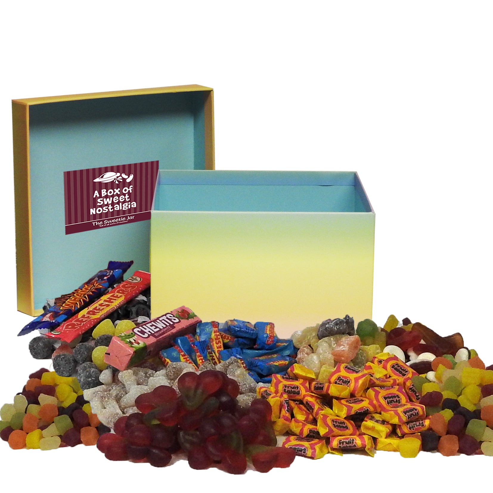 Chews & Jelly Sweets Gift Box : Medium - Retro Sweets Gift Boxes at The Sweetie Jar