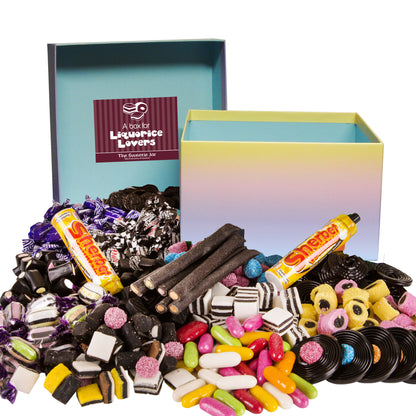 Liquorice Sweets Gift Box : Large - Retro Sweets Gift Boxes at The Sweetie Jar